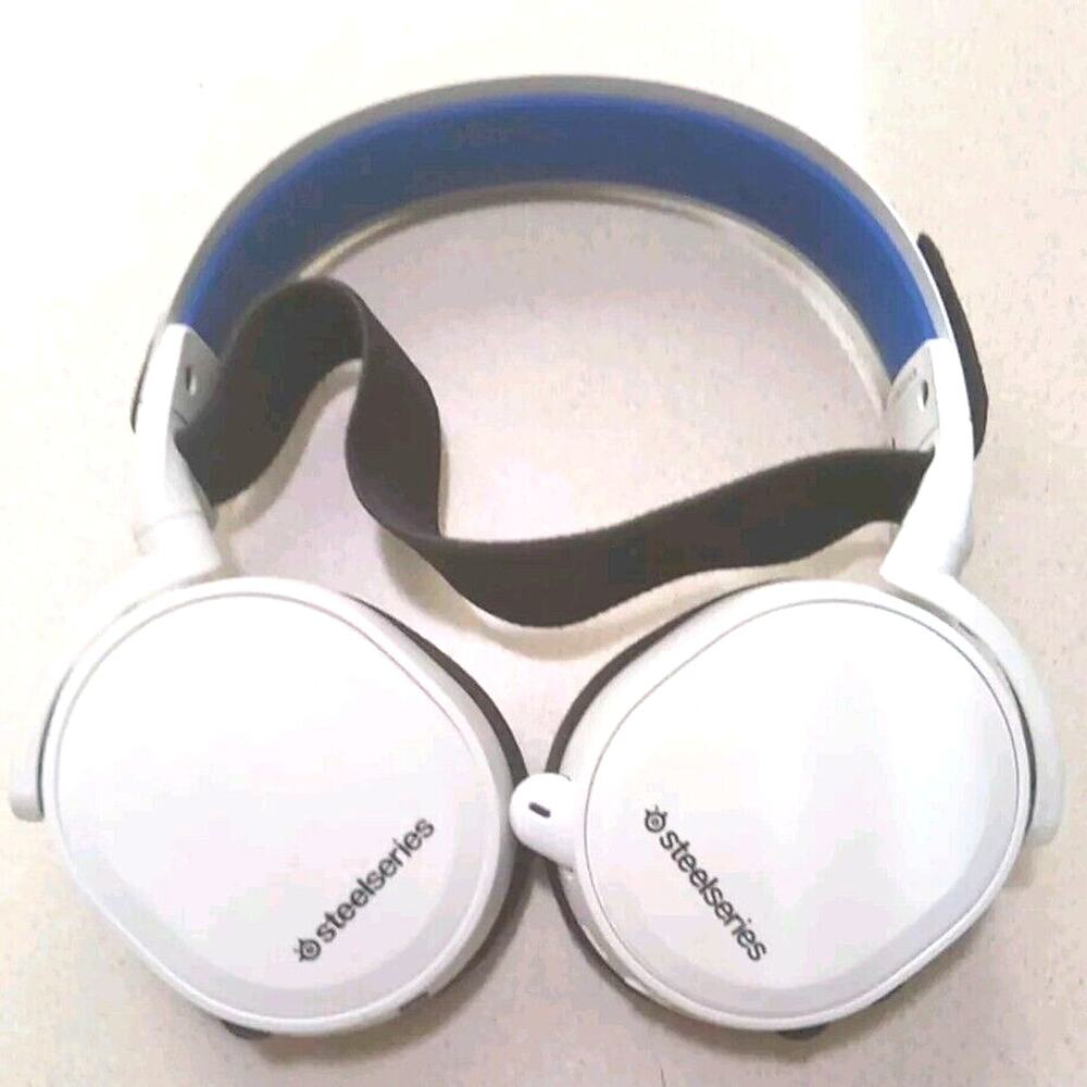 SteelSeries Arctis 9X On-Ear Wireless Gaming Headset - White - Untested